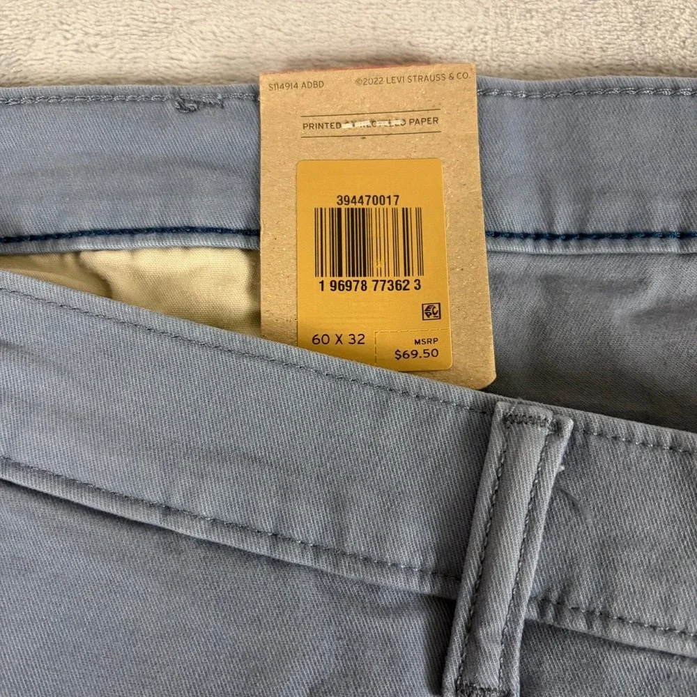 Levi's XX Chino Standard Taper Pants - NWT Mens 60x32 Dusty Blue - #46201-FL5